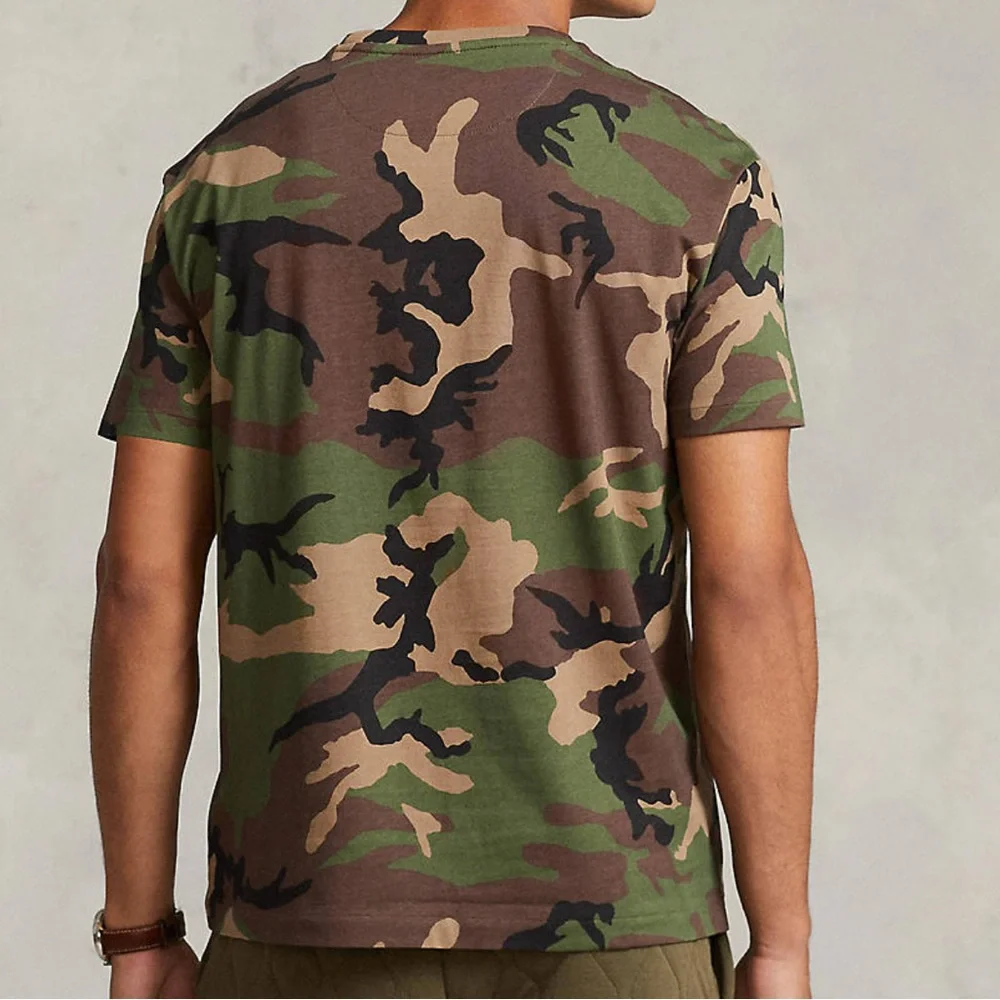 Polo Ralph Lauren Men’s Classic Fit Camo Jersey Pocket T-Shirt, XL - Picture 6 of 8